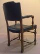 C.  1920 Green Leather Studded Antique Armchair 1900-1950 photo 4