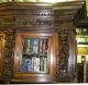 Antique Italian Walnut Four Door Atlas Cherub Harvest Bookcase Carved Circa 1860 1800-1899 photo 10