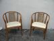 Set Of Four Hollywood Regency Barrel - Shape Chairs By Thomasville 2688 Post-1950 photo 2