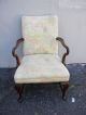 Solid Mahogany Queen Anne Legs Side Chair 1900-1950 photo 1