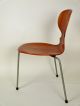 Arne Jacobsen By Fritz Hansen Model 3100 Ant Chair In Teak.  Early And. Post-1950 photo 3