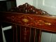 Gorgeous Antique Carved Victorian Parlour Chair W/mop And Marquetry Inlay 1800-1899 photo 3