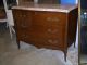 Antique Pair Of French Mahogany Marble Top Chest Of Drawers,  Commode With Desk 1900-1950 photo 1