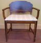 Antique Federal Style Extra - Wide Armchair W/crotch - Grain Veneer 1900-1950 photo 1