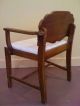 Antique Federal Style Extra - Wide Armchair W/crotch - Grain Veneer 1900-1950 photo 5