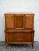 Mid - Century Chest / Armoire With Caning By Century 2311 Post-1950 photo 1