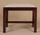 American 18th Century Chippendale Period Mahogany Antique Stool Window Bench Pre-1800 photo 1