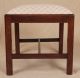 American 18th Century Chippendale Period Mahogany Antique Stool Window Bench Pre-1800 photo 3