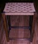 Vintage Shaker Style Wooden Stool With Woven Seat Cool 1900-1950 photo 10