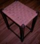Vintage Shaker Style Wooden Stool With Woven Seat Cool 1900-1950 photo 5