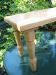 Maple Slab Bench Turned Legs Solid And Heavy Post-1950 photo 1