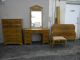 Vanity Desk With Mirror And Bench By Widdicomb 1433 1900-1950 photo 11