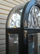 49108 Pulaski Dome Top Scrolled Iron Decorator Lighted Curio Cabinet Post-1950 photo 5