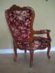 Rare Old Antique French Style Loveseat W/2 Chairs Post-1950 photo 9