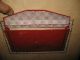 Rare 1800 Antique 1/2 Steamer Trunk Interior Tray Stage Coach Orig Letter Holder 1800-1899 photo 5