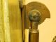 Brass Wood Iron Vanity Table W Pivoting Mirror (1848 Pat) Great Hardware 1800-1899 photo 7