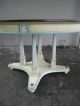 French Painted Dining Table With 4 Chairs And 2 Leaves 1190 Post-1950 photo 8