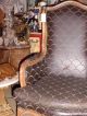 120a Country French Leather Wing Chair,  Arm Chair,  Side 1900-1950 photo 1