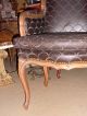 120a Country French Leather Wing Chair,  Arm Chair,  Side 1900-1950 photo 3
