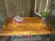 Vintage Industrial Birch Top Workbench Table Primitive Shabby Chic Unknown photo 2