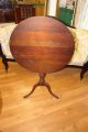 Antique English Mid - 1800 ' S Wooden Tilt Top Table 1800-1899 photo 1