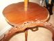 Antique Two Tier Mahogany Pie Crust Table Unknown photo 4