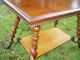 Antique Merklen Brothers Library Table With Carved Apron & Lion Head Feet 1800-1899 photo 2