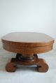 Antique Furniture American Victorian Tiger Quatersawn Oak Coffee Table Old 1800-1899 photo 8