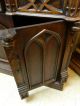 Antique Victorian Oak Gothic Revival Butlers Desk Mid 1800 ' S 1800-1899 photo 8