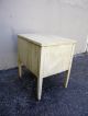 Small Antique Painted Mahogany Side/ Night/ End Table Post-1950 photo 4