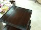 Gorgeous Antique Mahogany 3 Tiered Table (dumb Waiter) Square Circa 1820 1800-1899 photo 1