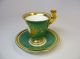 Early Sevres Signed Portrait Cabinet Cup And Saucer Cups & Saucers photo 1