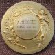 Rare A.  Musset Bronze Gilt Medal Art Deco Sewing Grandmaster E.  Telier L.  O.  Mattei Metalware photo 2