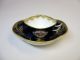 Antique Early Meissen Quatrefoil Cup And Saucer Cobalt With Watteau Scene Cups & Saucers photo 1