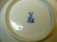 Antique Early Meissen Quatrefoil Cup And Saucer Cobalt With Watteau Scene Cups & Saucers photo 6