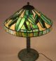 Duffner & Kimberly Bamboo Leaded Stained Glass Lamp Lamps photo 1