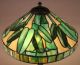 Duffner & Kimberly Bamboo Leaded Stained Glass Lamp Lamps photo 3