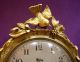 Designer Matson Electric Clock Vtg Dogwood Bird Ormolu 24k Gold Plate Filigree Clocks photo 1
