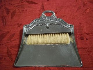 Antique Butler Grooming Tray And Brush photo