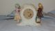Meiko Wind Up Clock With Figurines Hand Painted In Japan Clocks photo 1
