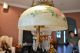 Antique 1824 Chandelier Oil Llamp,  Hand Paint Floral Shade Lamps photo 7