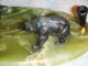 Fine & Exquisite Antique Austrian Bronze Bull & Bear Pen Holder Stock Broker Metalware photo 8