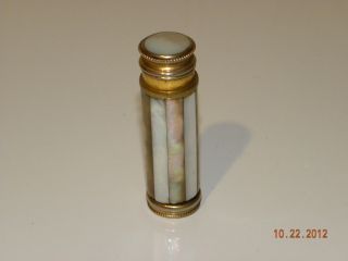 Rare Antique French Mother Of Pearl Le Kid Atomizer Perfume Scent Bottle photo