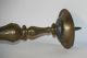 Antique 17th 18th Century Brass Bell Pricket Candlestick Metalware photo 10