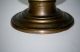 Antique 17th 18th Century Brass Bell Pricket Candlestick Metalware photo 1