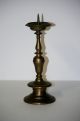Antique 17th 18th Century Brass Bell Pricket Candlestick Metalware photo 2