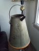 Antique English Vtg Arts & Crafts Watering Milk Can Copper? With Zinc Metal Metalware photo 2