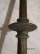 Antique Brass & Cast Iron Double Socket Pull Chain Floor Lamp 1599msl Lamps photo 5