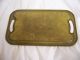 Antique Brass Tray - Pat.  May 18th 1926 Metalware photo 2