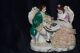 Antique Porcelain Figurine Man And Woman Playing Chess Statue Figurine Figurines photo 2